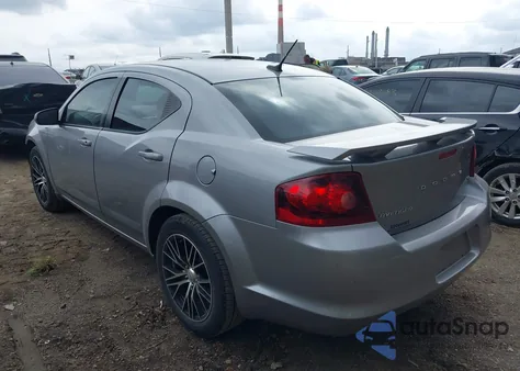 2013 Dodge Avenger Sxt z USA, uszkodzony, nr VIN 1C3CDZCB6DN521644